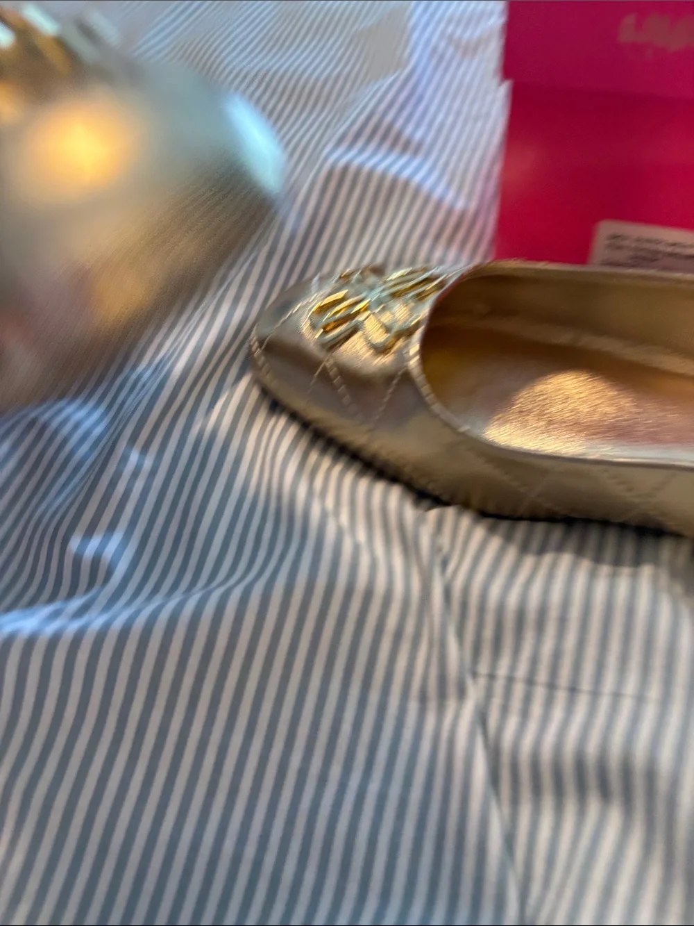 Lilly Pulitzer shimmery metallic